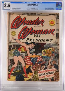 DC Comics Wonder Woman #7 CGC 3.5
