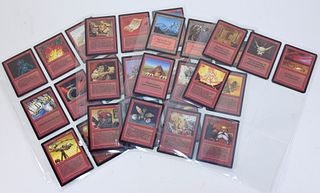 31PC Magic The Gathering Alpha Beta Red Group