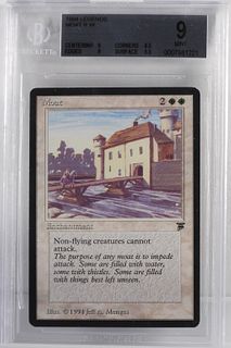 1994 Magic The Gathering Legends Moat BGS 9