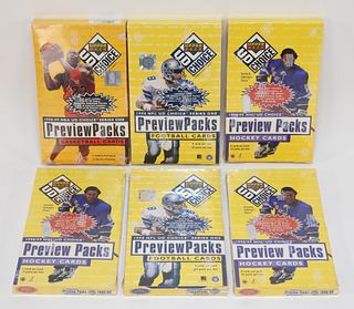 6PC 1999 Upper Deck Preview Packs Booster Boxes