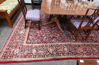 Sarouk Oriental Carpet, 11' 10" x 8' 9".
