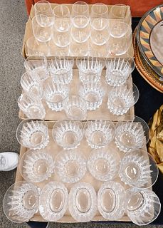 Group of Glassware, to include nine Danish design French glasses, fourteen Riedel, and fifteen unmarked.