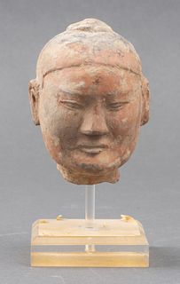 Ancient Chinese Han Dynasty Terracotta Bust