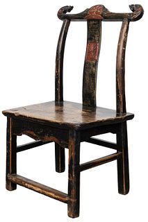 Southeast Asian Carved Side Chair