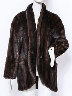 Ladies' Designer Brown Fur Coat / Jacket