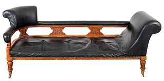 Victorian Chaise Longue Fainting Couch