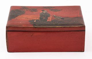 Chinese Lacquered Decorative Box