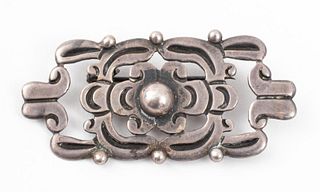Taxco Mexican Sterling Silver Brooch / Pin