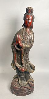 Carved Korean Buddha Sculpture