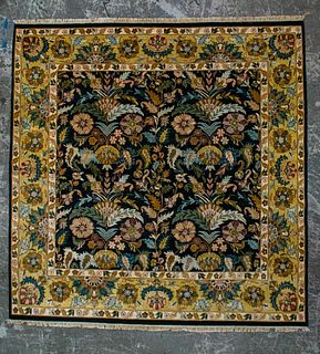 Square Indian Wool Rug