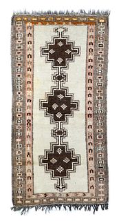 Vintage Persian Gabbeh Rug, 3'3" x 6'3"