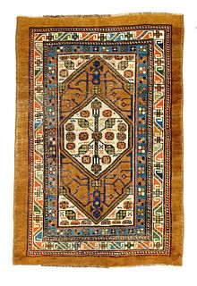 Antique Persian Sarab Rug, 3'9" x 5'7"