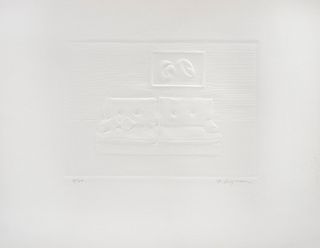 NAOMI SIEGMANN, Recreación de un instante, firmados y fechados 88, Grabados e Intaglios al barniz suave y aguafuerte 7/50 38 x 48 cm