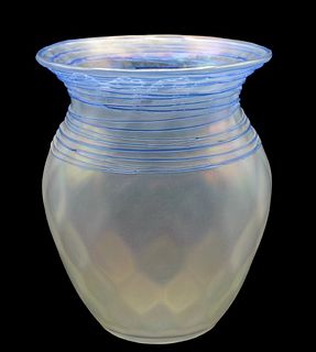Steuben Verre De Soie Glass Vase