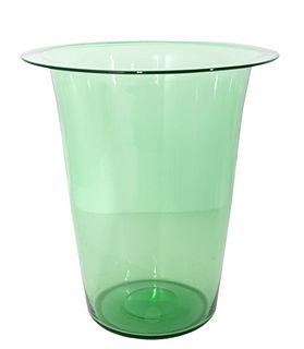 Steuben Green Glass Vase