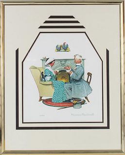 Norman Rockwell (1894 - 1978) N.Y. Lithograph