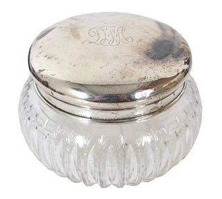 Tiffany & Co. Sterling Top Vanity Jar
