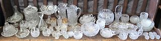 Large Collection of Cut Crystal Glassware