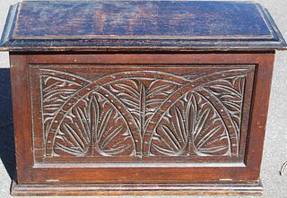 Antique Carved Wooden Cabinet