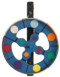 Val Dwek Hand Painted Spin Wheel