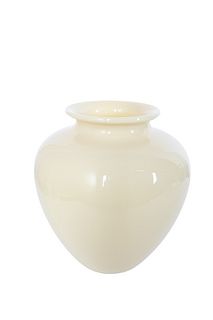Large Steuben Ivory Glass Vase