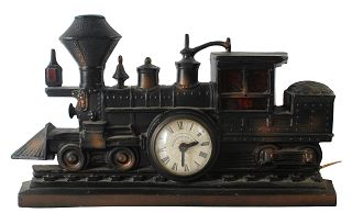 Sessions United Train Engine Clock