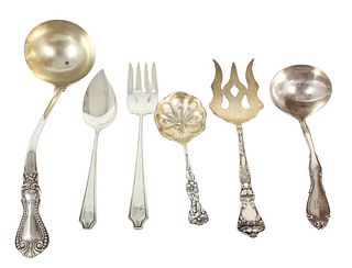 (6) Sterling Silver Serving Ware 9.5 OZT