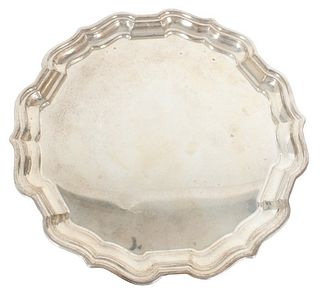 Frank Smith "Chippendale" Sterling Tray 14 OZT