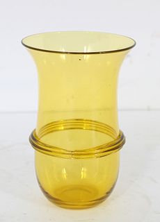 Steuben Bristol Yellow Vase