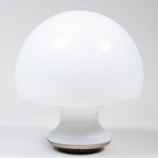 Contemporary Opaque Glass Lamp