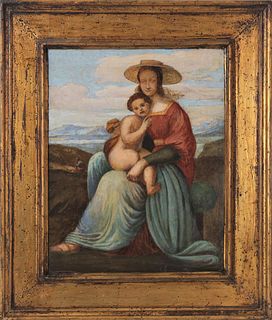 17th/18th C Painted on Terracotta Panel, Italian