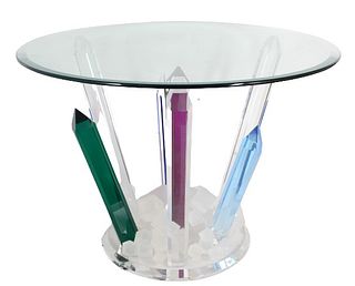 Will Grant (b. 1969) Amer, Lucite & Acrylic Table