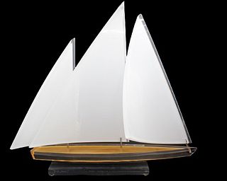 Will Grant (b. 1969) American, Acrylic Sailboat