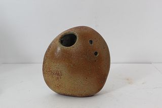 Ceramic Abstract Round Vase