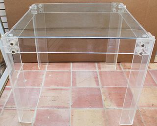 Lucite Game Table