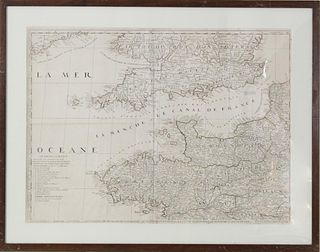 La Mer Oceane Antique Map