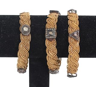 (3) Ladies Diamond Bracelets