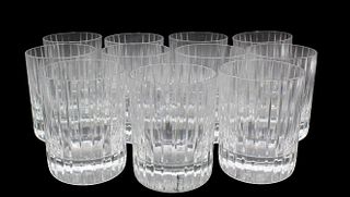 (11) Baccarat Crystal Harmonie Tumbler Glasses