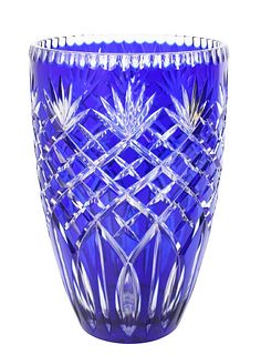 Vintage Bohemian Glass Vase