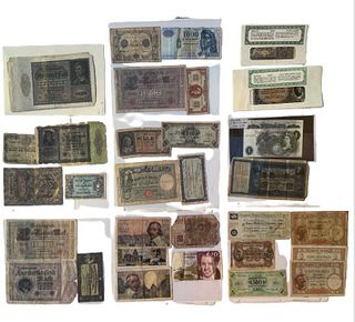 Old Currency (German, French, Italian, English)