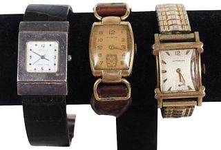 (3) Vintage Men's Wrist Watches