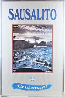 Sausalito California Centennial Poster 1993.
