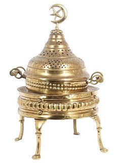 Brass Middle Eastern Four-Piece Stove