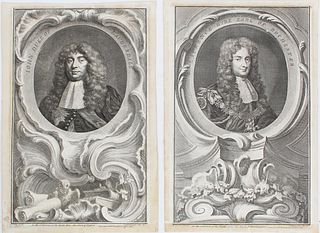 (2) Early Portrait Engravings of Noblemen