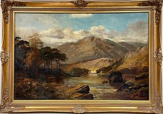 THE SCOTTISH HIGHLANDS OIL PAINTING