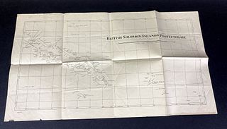1932 Map of British Solomon Islands