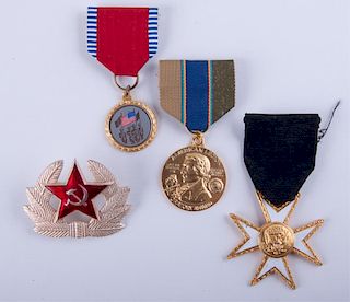 Vintage Medal Collection of Four (4)