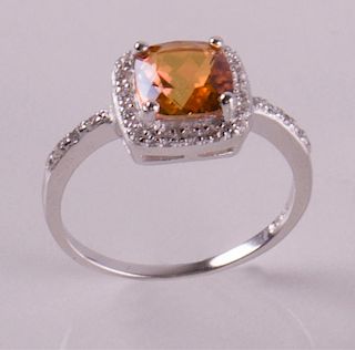 Azotic Topaz & Sterling Silver Ring