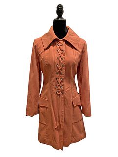 1970's Pink Trench Coat 