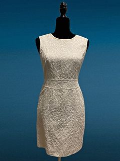 OSCAR DE LA RENTA BERGDORF 1990'S White Dress